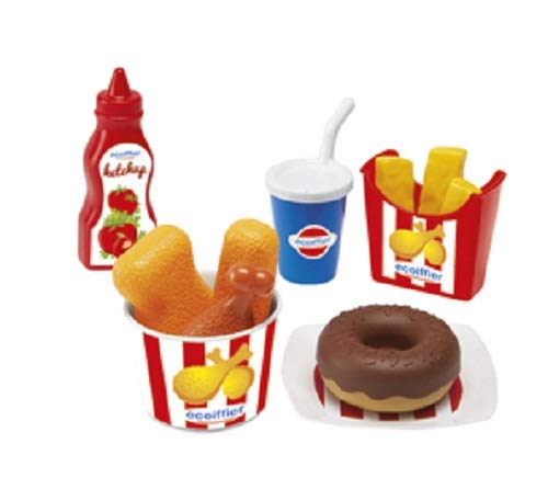 Jouets Ecoiffier MALETÍN Donuts Y Nuggets 100% Chef, Multicolor (2590)