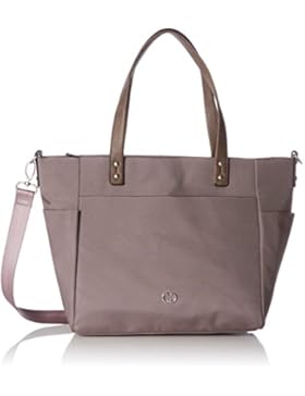 Gerry Weber Damen Lemon Mix Ii Handbag Mhz Schultertasche, Grau (Taupe), 14,5x37x26 cm