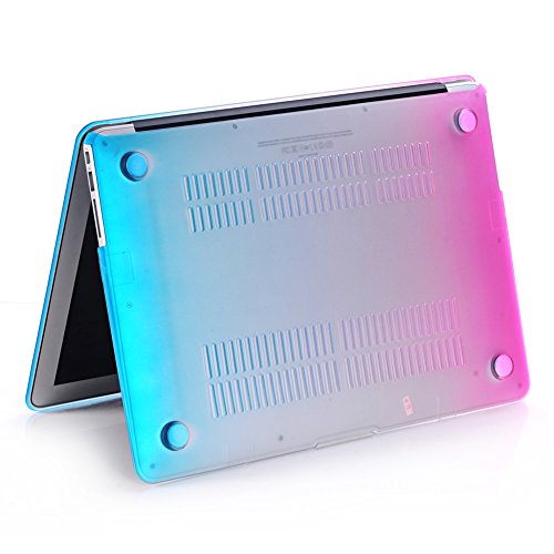hibote MacBook Pro 15,4 „Case mit Retina Display, Soft-Touch-Kunststoff-Hartschalen-Snap On Carrying Case Cover für Apple MacBook Retina 15-Zoll A1398 Regenbogen - 6