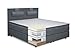Produktbild Komplettset Boxspringbett FLINT, Box: Bonellfederkern, Matratze: Taschenfederkern, Top Matress: Latex - Abmessung: 140 x 200 cm