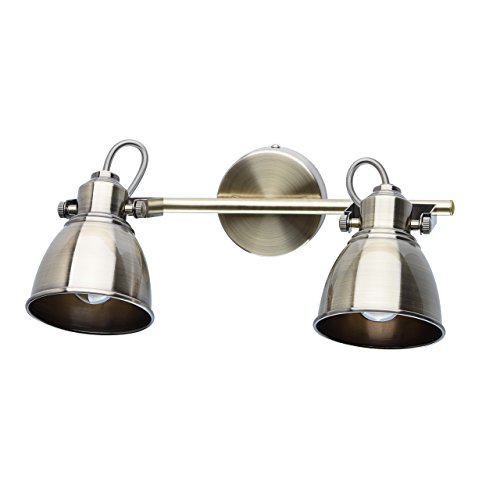 MW-Light Foco de pared latón