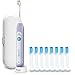 Produktbild Philips Sonicare HealthyWhite Elektrische Zahnbürste mit Schalltechnologie, lavendel HX6721/35 9 tlg Spar-Set mit 8 Ersatzbürsten HX6018 kompatibel für Philips Sonicare