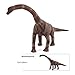 Produktbild Dearmy 4 Stile Aktion Zahl Realistisch Schauen Lebensecht Jurassic Dinosaurier Brontosaurus Brachiosaurus 33 cm Tier Jumbo Modelle Vinyl Lebhaft Sammlerstück Einrichtung Spielzeug Geschenk (braun Wyvern)