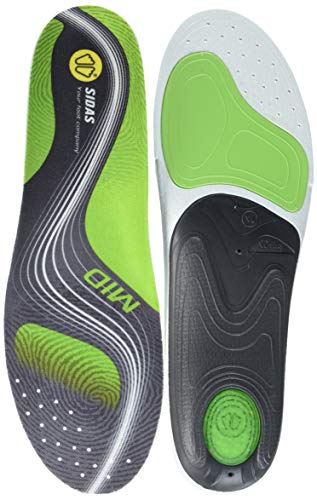 Sidas 3Feet Activ' Mid Plantillas/Deportivas, Black, XXL