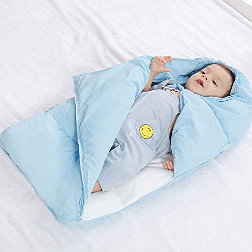 Preisvergleich Produktbild Fußsack Kinderwagen Winter Babyschale Buggy Baby Schlafsack Fusssack Tragewanne Warmer Fußsack Winterfußsack mit Reißverschluss (Blau)