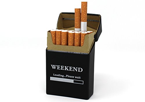 2x Zigarettenbox aus Silikon – Update 2017 – Weekend – Zigarettenhülle – Zigarettenetui – passend für eine Zigarettenschachtel in Standardgröße molinoRC ® - 3