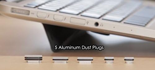 BASEQI Aluminum Dust Plugs (iHUT) for MacBook Pro Retina 13" &amp; 15", Models: iHUT-100