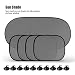 Produktbild Konesky Auto-Fenster Sun Shade, 5 Pack Auto Sun Protector Seite Heckscheibe Mesh-Abdeckung für Kinder Baby Erwachsene Blockieren UV-Strahlen und Sun Glare Wärme