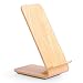 Produktbild Fast Wireless Charger,Sopear Wireless Charger fast Qi Wireless Charger Ladestation Halter für Samsung S6 S7 Edge Plus S8 + Note 5 7 8 plus iPhone 8 Plus X (Holzfarbe für Segelboote)