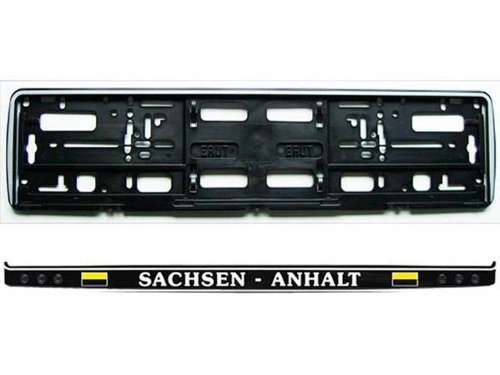 Erucarat Kennzeichenhalter Nummernschildhalter Kennzeichenrahmen (SACHSEN-ANHALT) Erucarat Kennzeichenhalter Nummernschildhalter Kennzeichenrahmen (SACHSEN-ANHALT)