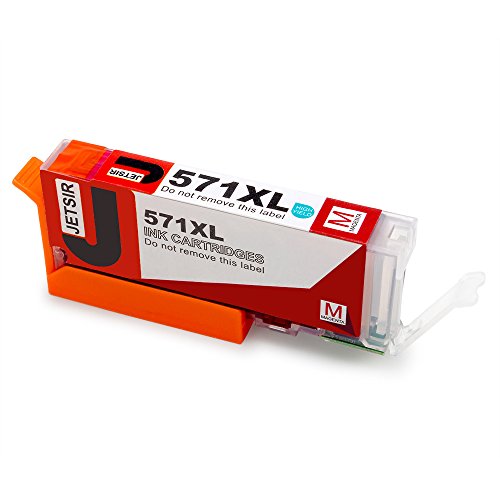 JETSIR Ersatz für Canon PGI-570XL CLI-571XL Druckerpatronen, Hohe Ergiebigkeit Kompatibel Mit Canon PIXMA MG5750 MG5751 MG6850 MG6851 TS6050 TS6051 TS5050 TS5051 MG5752 MG5753 TS5053 TS5055 TS6052 Drucker (No Grau. 1 Groß Schwarz, 1 Klein Schwarz,1 Cyan,1 Magenta,1 Gelb) - 5