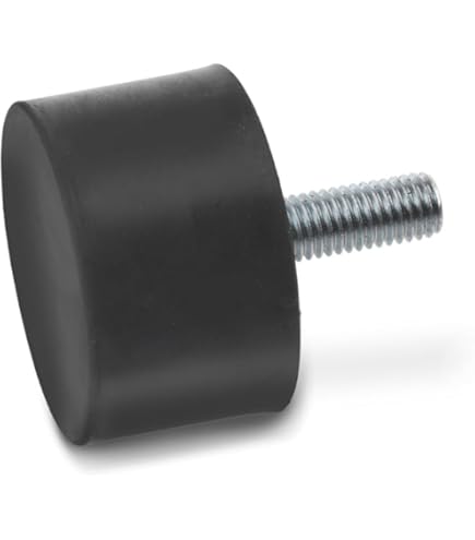 Tampone In Gomma Con Base In Acciaio, Tipo KV Quadrato Con Filettatura - Foto 9