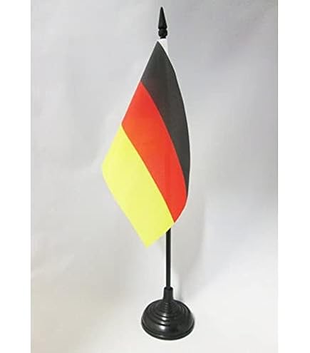 U24 Tischflagge Klingonen - Star Trek Fahne 10x15cm Mit Schwarzem Sockel