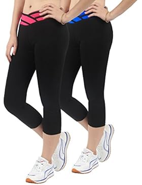 iLoveSIA® Damen Sport Leggings Hosen-Capri YOGA Strumpfhosen elastisch Tragekomfort