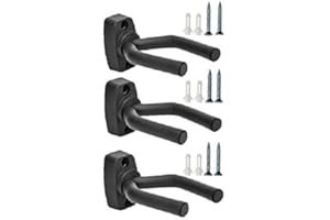 Xitoda - Soportes de pared para instrumentos de cuerda + accesorios de montaje (tornillos y tacos)