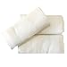 White Baby Cotton Muslin Squares / Face Cloth - Pack of 3 - Soft & Washable