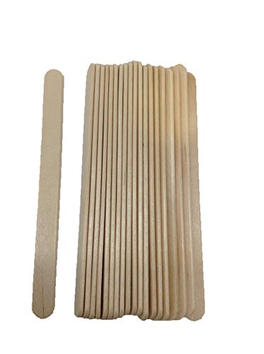 20 thin spatulas in wood, for waxing face and sensitive parts