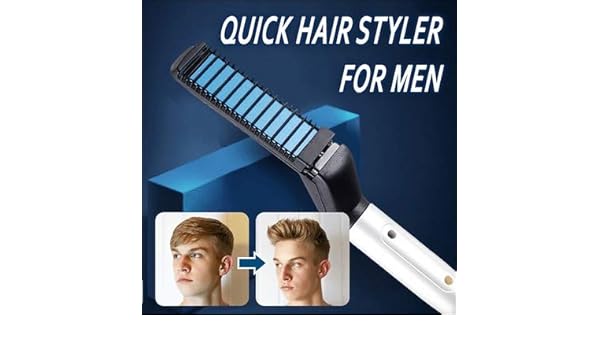 Buy Quick Hair Straightener For Men Hair Comb Multi Functional