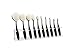 Demarkt 10pcs Toothbrush Style Eyebrow Brush Foundation Eyeliner Pro Makeup Brushes Display Shelf (Sold without Brush)
