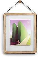 Umbra 311201-390 Corda Cornice da Parete Regolabile, 31.8 x 38.7 x 1.9 cm, Naturale