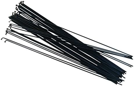 SLE SPOKES 250mm - 303mm, Set of 36 Galvanized Steel Black or Silver Bicycle, Bike Spoke
