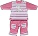 Schnizler Baby Girls Nickinzug Little Miss Mouse  Leisure Suit -  Pink - 56 cm