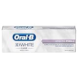 pasta dental oral b precio Sabor menta Oral-B 3D Pasta Dentífrica White Luxecon Efecto Perla - 4 Paquete de 75 ml - Total: 300 ml