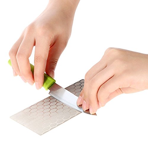 Sharp Mx Professional Waben-Design Diamant-Schleifstein Schleifstein Kantenschärfen Stein Küchenmesser Schärfer Werkzeug 1000 # Grit - 5