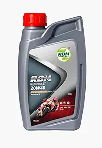 RBM OIL CORPORATION Semi-Synthetic Engine Oil for Bike 20W40 (0.9 L)