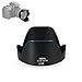 Produktbild KORA KHB-N106 Wende Objektiv Haube Schirm für NIKON 1 NIKKOR VR 10-100mm f / 4-5.6 NIKON AF-P DX NIKKOR 18-55mm f / 3.5-5.6G VR Ersetzt NIKON HB-N106 Objektiv-Haube