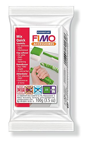 Staedtler 8026 Fimo Modelliermasse (Mix Quick, Knethilfe)