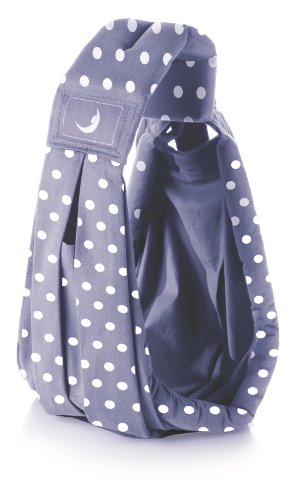 We Made Me theBabaSling Classic Baby Carrier (Polka Blue)