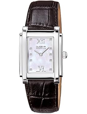 Dugena Damen-Armbanduhr Tenero - Traditional Classic Analog Quarz Leder 7000255