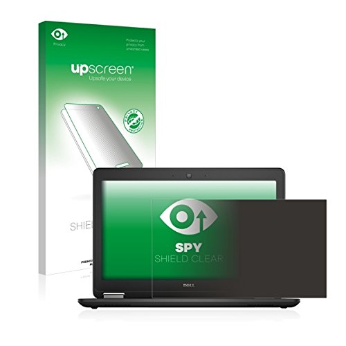 upscreen Spy Shield Clear Blickschutzfolie / Privacy für Dell Latitude 12 E7240 Non-Touch (Sichtschutz ab 30°, Kratzschutz, selbstklebend)