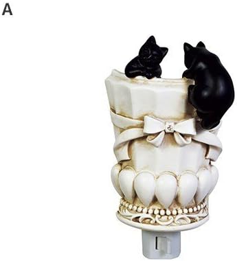 GENTIE Antique Style Black Cats Foot Light G-5155A