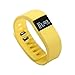 Price comparison product image Fitness Tracker Watch, Timorn Smart Bracelet Bluetooth Activity Tracker Watch, Pedometer Watch Work with Android and IOS Smartphone Unisex Design(Yellow)
