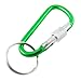 Produktbild sourcingmap® Grün Alu Karabiner D Haken Ring Federklemme Karabinerhaken Schlüsselanhänger de