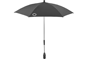 Maxi-Cosi Sombrilla Carrito bebe, sombrilla para silla de paseo, parasol flexible protección UV 50+, Essential Black