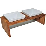 Wolters Futterstation Meshidai True Doppelnapf Hundenapf, Fassungsvermögen:2 x 0.4 L