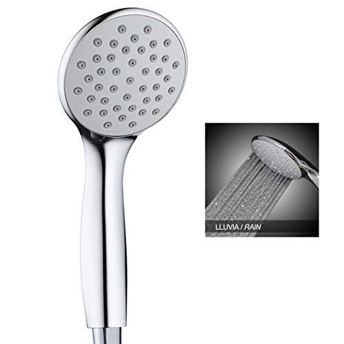Ekoly L1 Mano, Cabezal De Ducha con Boquillas Antical Y Ahorro Agua, Cromo