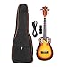 Produktbild RiToEasysports Ukulele-Gitarre Ukulele Hawaiian Guitar Ukulele-Gitarre für Kinder Tragbare, langlebige 24-Zoll-EQ-Konzert-Ukulele mit Gurt für Aufbewahrungstasche Audiokabel