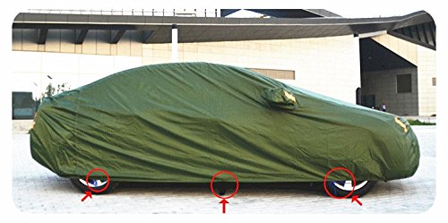 Premium Green Colour Full Car Body Cover Double Stitched Limited Edition Design For Datsun Go by Khushal Leatherite
