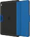 Produktbild Incipio Clarion Folio-Schutzhülle für Apple 12,9" iPad Pro (2018) - blau [Standfunktion I wake/sleep Funktion I Transparente Rückseite I Nylon-Cover] - IPD-401-BLU
