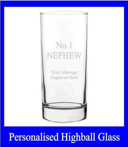 No1 NEPHEW HIGH BALL TALL LONG GLASS HB45 IN SILK LINED GIFT BOX