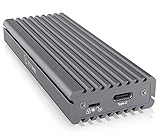 Externes M.2 Gehäuse - Unterstützt M.2 NVMe (PCIe) Speicher im Formfaktor 2230, 2242, 2260 oder 2280 mit M-Key Sockel und alle Speicherkapazitäten