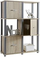 Biblioth&egrave;que 3 portes 3 niches "POLYSTEP"