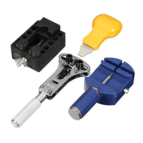 BABAN 13pcs Uhrmacherwerkzeug Uhr Werkzeug Tasche Reparatur Set Uhrwerkzeug Gehäuse Öffner - 6