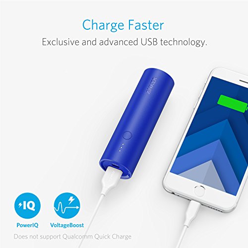 Anker Bater a Externa PowerCore 5000mAh Power Bank Compacto Cargador M vil con PowerIQ para iPhone X 8 8 Plus 7 6s 6 Plus iPad Samsung Galaxy y Muchos M s Azul reviews Anker Bater a Externa PowerCore 5000mAh Power Bank Compacto Cargador M vil con PowerIQ para iPhone X 8 8 Plus 7 6s 6 Plus iPad Samsung Galaxy y Muchos M s Azul