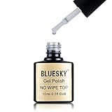 Bluesky UV/LED No Wipe Soak Off Gel Nail Polish Top Coat, 15 ml