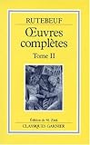 Image de Rutebeuf, Oeuvres complètes, tome 2